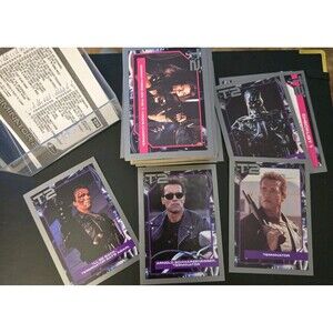 Lot of Terminator 2 cards 82 Total Plus Case